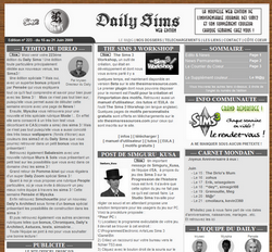 Daily Sims, l'indispensable journal de vos Sims !