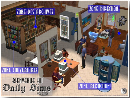 les locaux du Daily Sims
